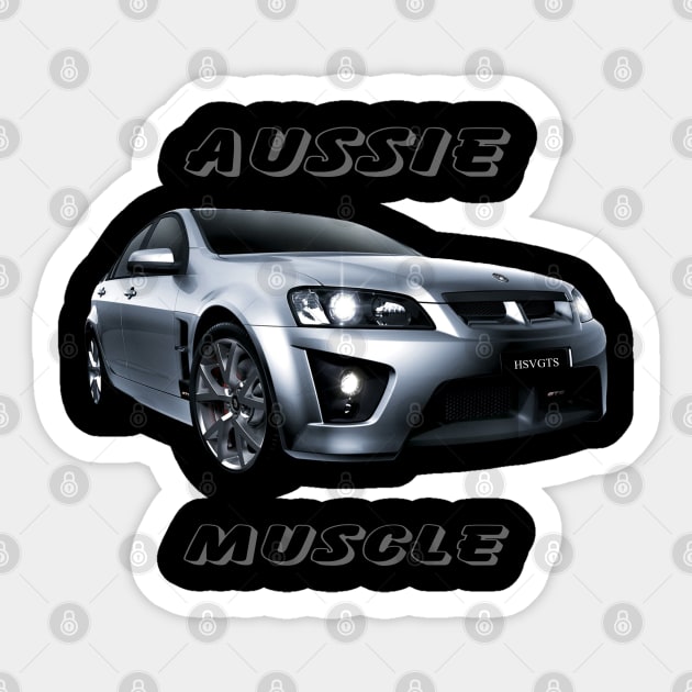 HSV E Series GTS Aussie Muscle Sticker by Muscle Car Tees